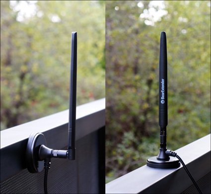 BearExtender Heavy Duty 7 dBi Wi-Fi Antenna w/RP-SMA Extension Cable & Magnet Base