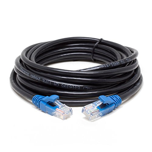 blucoil 10-FT Premium Cat5e Network Cable with RJ45 Male to Male Connectors - 1 Gbps Ethernet Cable with 24 AWG Wire for Computers, TV Tuners, Modems, Routers, Servers, and Power-Over-Ethernet