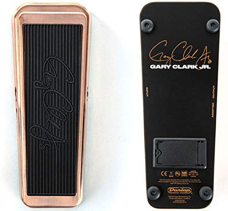 Dunlop Gary Clark Jr. Cry Baby Guitar Wah Effects Pedal (GCJ95) Bundle with Blucoil 9V AC Adapter, 10' Straight Instrument Cable (1/4"), 2x Pedal Patch Cables, and 4x Celluloid Guitar Picks