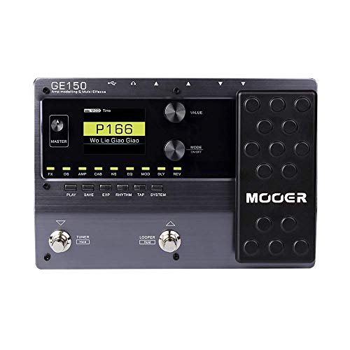 MOOER GE150 Electric Guitar Amp Modelling Multi Effects Pedal (Renewed)