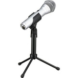 Samson Technologies Q2U USB/XLR Dynamic Microphone for Recording and Podcasting Pack, Silver