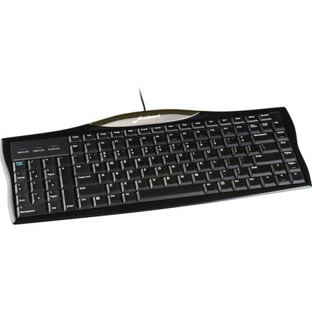 Evoluent R3K Reduced Reach Right-Hand Keyboard with Wired USB Connection and Soft Touch Keys, Black