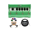 Line 6 DL4 Delay Modeler Pedal Bundle with Blucoil 10-FT Straight Instrument Cable (1/4in), 2-Pack of Pedal Patch Cables, and 4-Pack of Celluloid Guitar Picks