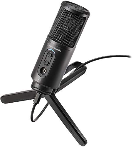Audio-Technica ATR2500x-USB Cardioid Condenser Microphone (ATR Series) (Renewed)
