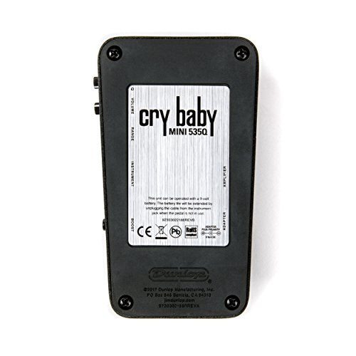 JIM DUNLOP Cry Baby Mini 535Q Wah Guitar Effects Pedal