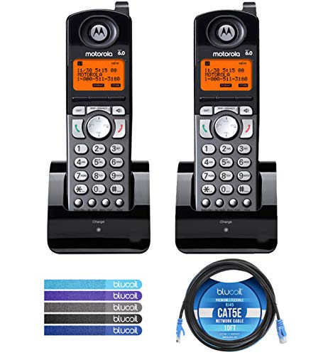 Motorola ML25055 2-Line DECT 6.0 Cordless Handsets (1-pk) for RCA 25255RE2/25270RE3/25260 and Motorola ML25212/ML25252/ML25260 Base Stations Bundle