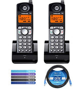 Motorola ML25055 2-Line DECT 6.0 Cordless Handsets (1-pk) for RCA 25255RE2/25270RE3/25260 and Motorola ML25212/ML25252/ML25260 Base Stations Bundle