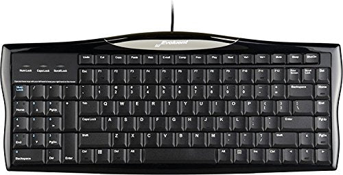 Evoluent R3K Reduced Reach Right-Hand Keyboard with Wired USB Connection and Soft Touch Keys, Black