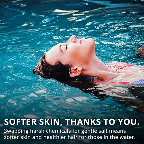 ControlOmatic ChlorMaker Saltwater Chlorine Generation System for Spas and Hot Tubs Bundle with 3 Bottles of Insta-Test Test Strips, and 1 LB SpaSaltBlend Himalayan Pink Salt