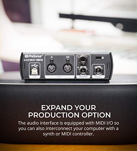 PreSonus Eris E4.5 BT Bluetooth Studio Monitors Bundle with AudioBox USB 96 Audio Interface, MXL 770 Mic, Blucoil 2X Isolation Pads, Boom Arm Plus Pop Filter, 4X 12 Acoustic Wedges, and 10' XLR Cable