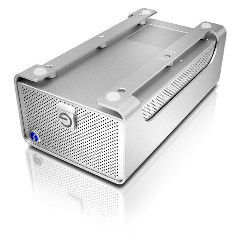 G-Technology G-RAID Dual Thunderbolt Ports for Powerful Data Transfer, Silver