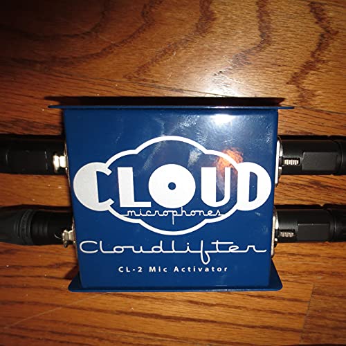 Cloud Microphones - Cloud lifter - CL-2 Dynamic/Ribbon Mic Activator Inline Preamp Bundle with Blucoil Portable USB Audio Interface for Windows and Mac, 10' XLR Cable, and 5-Pack of Reusable Cable Ti