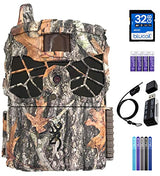 Browning BTC-4G-RLDC Defender Ridgeline Wireless Outdoor Trail Camera for AT&T and Verizon Bundle with Blucoil 32GB SDHC Card, 6.5' Cable Lock, 4 AA Batteries, 5X Cable Ties, and VidPro Card Reader