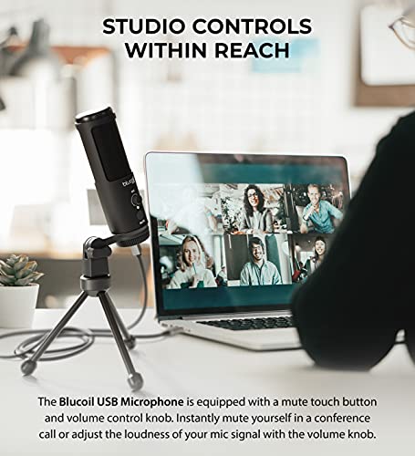 Blucoil USB Cardioid Condenser Microphone Var