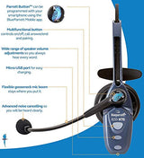 BlueParrott B250-XTS Bluetooth Headset with Noise Cancelling Microphone for iOS and Android Bundle.