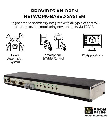 Global CachÃ GC-100-12 Network Adapter - Connects RS232 Serial, Relay, Infrared Devices and Smart Sensors to a Wired Ethernet (12-Inch)