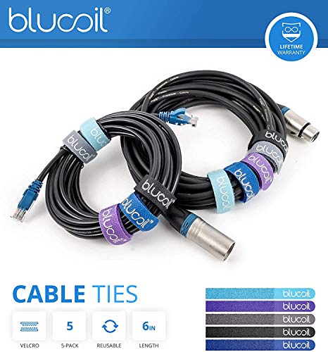 Soundcraft Notepad-12FX Mixer with Effects and USB Audio Interface for Windows and Mac Bundle with Blucoil 10' Straight Instrument Cable (1/4"), 10' Balanced XLR Cable, and 5x Cable Ties