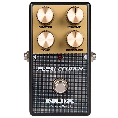 NUX Plexi Crunch Guitar Distortion Effect Pedal High Gain Distortion Tone, Classic British High Gain Tone