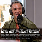 Cloud Microphones Cloud Lifter CL-1 Mic Activator Bundle with Zoom ZDM-1 Dynamic Microphone for Podcasts/Broadcasts/Music Recording, and Blucoil 10-FT Balanced XLR Cable