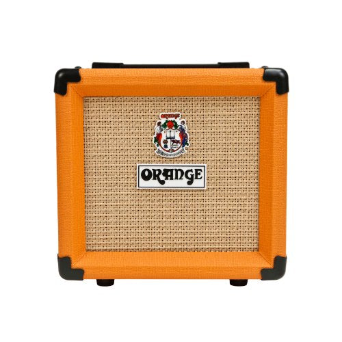 Orange Amps Micro Terror 20-Watt Tube Preamp Compact Tube Amp Bundle with Guitar Cabinet and Cable (3 Items)