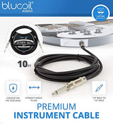 Soundcraft Notepad-12FX Mixer with Effects and USB Audio Interface for Windows and Mac Bundle with Blucoil 10' Straight Instrument Cable (1/4"), 10' Balanced XLR Cable, and 5x Cable Ties