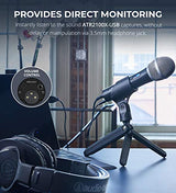 Cloud Microphones CL-1 Cloud Lifter 1 Channel Mic Activator for Dynamic, Ribbon & Tube Microphones Bundle with ATR2100X-USB Cardioid Dynamic Microphone, and Blucoil Pop Filter