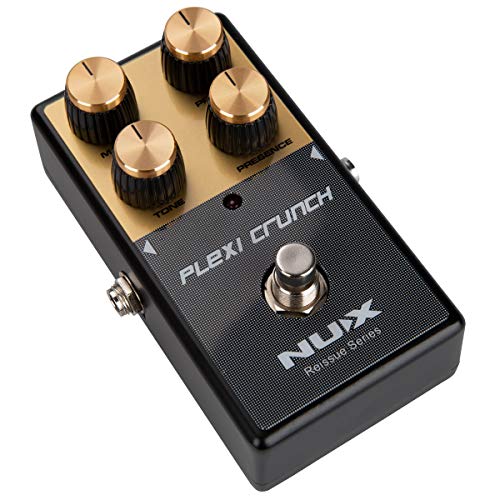 NUX Plexi Crunch Guitar Distortion Effect Pedal High Gain Distortion Tone, Classic British High Gain Tone