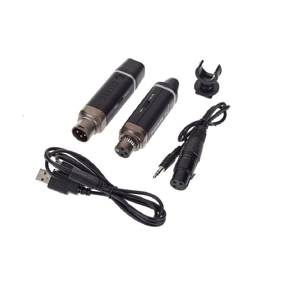 NUX XLR Microphone with 3.5mm Jack and USB Connectivity for Singing and Karaoke