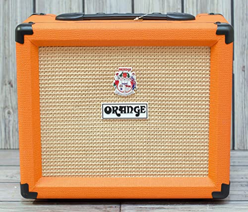 Orange Crush 20 Twin-Channel 20W Guitar Combo Amplifier (Orange) Bundle with Blucoil Wireless Mic System, and Samson R21S Dynamic Microphone