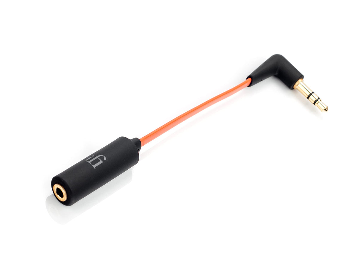 iFi Ear Buddy Audio Attenuator Cable for Headphones and IEMs Compatible with 3.5mm Headphone Jack - Travel Kit Includes Accessories