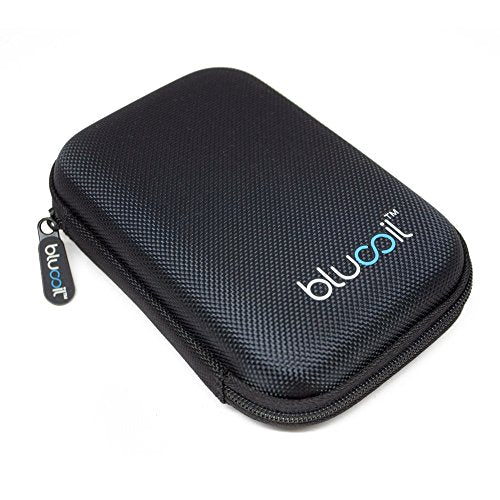 Blucoil Portable Shockproof Hard Case for 5.1 x 3.4 x 0.8 External Hard Drives, Powerbanks, Digital Cameras and GPS Devices