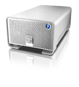 G-Technology G-RAID Dual Thunderbolt Ports for Powerful Data Transfer, Silver