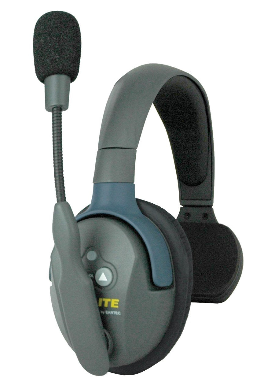 Eartec UL413 UltraLITE Full Duplex Wireless Headset Communication for 4 Users - 1 Single Ear and 3 Dual Ear Headsets