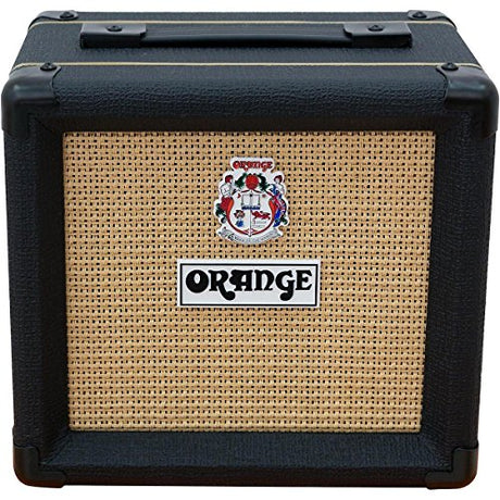 Orange Amps PPC108 1x8 Closed Back Speaker Cabinet, Black Bundle with Blucoil Wireless Mic System, and Samson R21S Dynamic Microphone