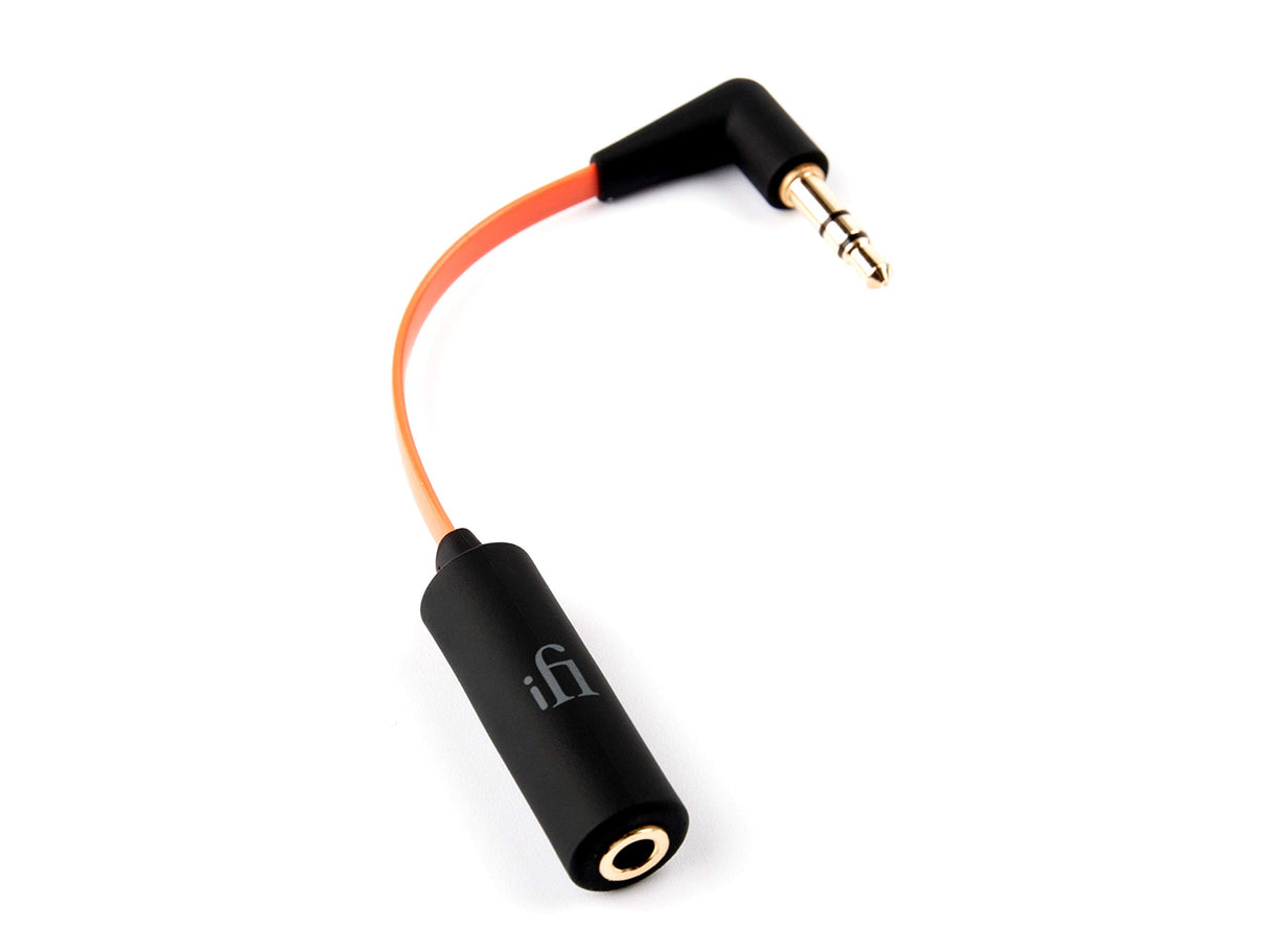 iFi Ear Buddy Audio Attenuator Cable for Headphones and IEMs Compatible with 3.5mm Headphone Jack - Travel Kit Includes Accessories