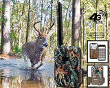 Browning BTC-DWPS-ATT Defender Wireless Pro Scout Trail Camera for Outdoor Surveillance (AT&T) Bundle with Blucoil 32GB SDHC Card, 6.5' Cable Lock, 4 AA Batteries, 5x Cable Ties and VidPro Card Reader