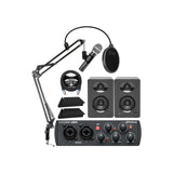 PreSonus AudioBox USB 96 25th Anniversary Audio Interface Bundle with Audio-Technica ATR2100X-USB Microphone, MediaOne M30 Monitors, Blucoil Boom Arm Plus Pop Filter, 2x Isolation Pads & 10' XLR Cable