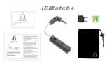 iFi iEMatch+ 3.5mm Male to Female Headphone Jack in-Ear-Monitor Audio/Optimizer/Attenuator