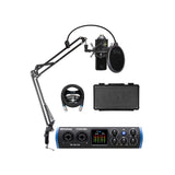 PreSonus Studio 24c 2x2 192 kHz USB Audio Interface for Windows/Mac Bundle with Studio One Artist Software Download, MXL 770 Condenser Microphone, Blucoil Boom Arm Plus Pop Filter and 10' XLR Cable