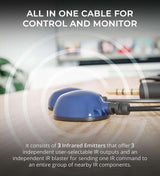 Global Caché FLC-3E Flex Link 3 Emitter Cable, 6.5-Feet Long with 3.5mm Plug for iTach Flex Link IP/IP with PoE/Wi-Fi Modules