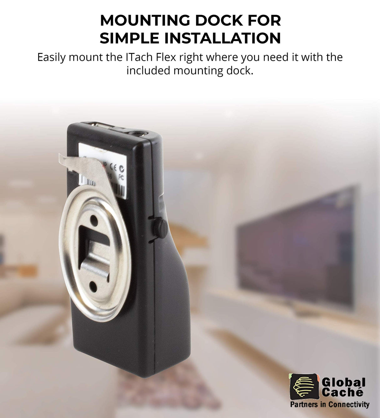 Global Caché Flex-IP iTach Flex IP Module - Connects Smarts Sensors to a Wired Ethernet via RJ45 Connector