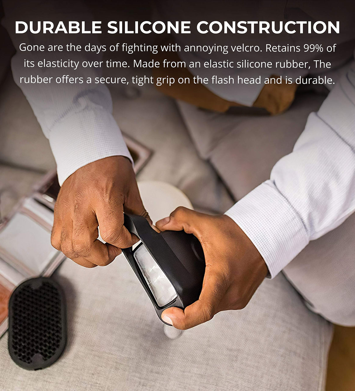 MagMod MagGrip - Revolutionary Flash Modifier System - Quicker, Easier & Stronger Attachment Method for Speedlite Flash Modifiers