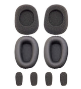 Blucoil EPMC-B450XT Replacement Ear Pad Cushions and Microphone Windscreens Kit for Blueparrott B450-XT Classic Headset